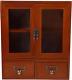 Wood Wall Storage Cabinet Wooden Kitchen Cabinet Vintage Solid Wood Door Slim Ba