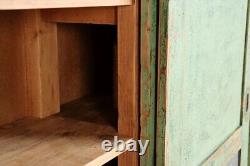 Wooden Kitchen Cupboard With Sliding Doors
