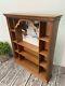 Wooden Wall Hanging Or Tabletop Curio Cabinet Display Rack 3 Shelf 21x18.5x4