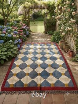 Wool Jute Farmhouse handwoven hallway, dinning, Kitchen Carpet Rug Area Rugs