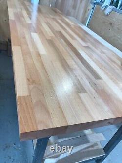 Worktop and Tabletop Solidwood Beech Oiled Ready to Install 27mm thick