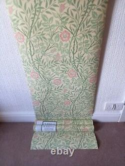 X2 1980s Vintage MORRIS & CO Sweetbriar Wallpaper Rolls 90s Wm7421/4 Sanderson