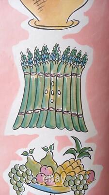 X2 90s Vintage LAURA ASHLEY Wallpaper Retro cottagecore Kitchen 80s Country Pink