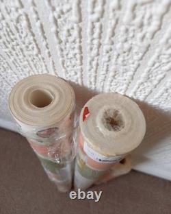 X2 90s Vintage LAURA ASHLEY Wallpaper Retro cottagecore Kitchen 80s Country Pink