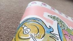 X2 90s Vintage LAURA ASHLEY Wallpaper Retro cottagecore Kitchenalia Country Pink