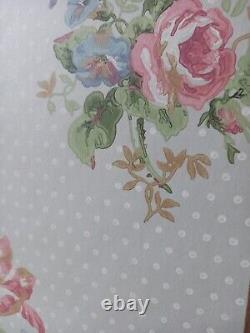X3 1990s Vintage SANDERSON Wallpaper Rolls Floral 80s Retro Flowers Cottagecore