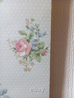 X3 1990s Vintage SANDERSON Wallpaper Rolls Floral 80s Retro Flowers Cottagecore