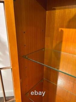 Yew Wood Display Cabinet