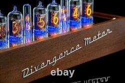 Z573M Nixie Tubes Clock in Wooden Case Divergence Meter mini RGB, USB, Musical