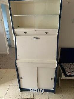 1950 1960 Retro Vintage Kitchen Dresser Cabinet Unité Larder Garde-manger Armoire