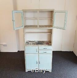1960 Vintage Retro Cuisine Garde-manger Armoire Cabinet Shabby Chic (livraison)