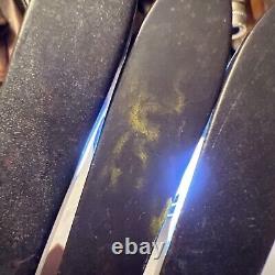 21 Ustensiles de Cuisine Vintage en Bakélite avec Poignée - Grand Mélange de Couleurs Rouge, Jaune, Orange