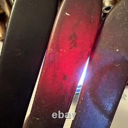 21 Ustensiles de Cuisine Vintage en Bakélite avec Poignée - Grand Mélange de Couleurs Rouge, Jaune, Orange