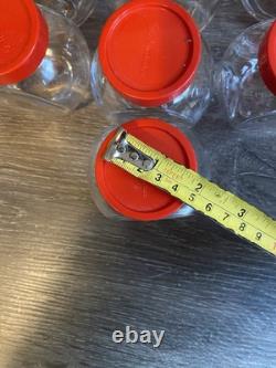 26x Bocaux de rangement vintage Pasabahce en verre inclinés pour bonbons/arts et crafts