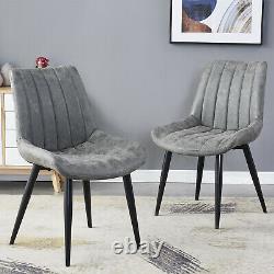 2/4/6 Grey Retro Slope Dining Chairs Curved Seat Black Legs Living Kitchen Room 2/4/6 Grey Retro Slope Dining Chairs Curved Seat Black Legs Living Kitchen Room 2/4/6 Grey Retro Slope Dining Chairs Curved Seat Black Legs Living Kitchen Room 2