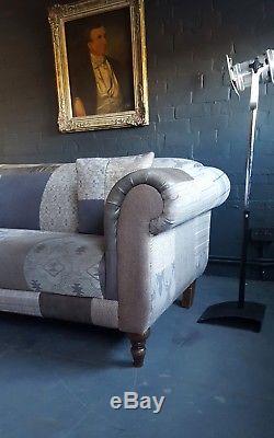 372 Chesterfield Vintage 3 Places Patchwork Suite Courier Av