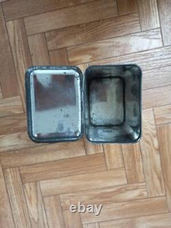 3 Rétro Vintage Antique Français Cuisine Boîtes Empilables Émaillées Décor Métallique