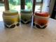 3 X Orla Kiely Jarres De Rangement En Céramique Tige De Fleur Des Années 70. DÉcouvrez Mes Autres Articles