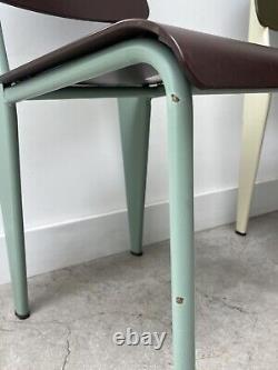 4 CHAISES STANDARD SP DE JEAN PROUVE POUR VITRA cuisine rétro salle à manger vintage