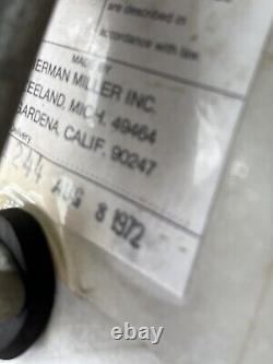 4 Véritables chaises DSX Charles Eames Herman Miller vintage rétro pour la cuisine ou la salle à manger