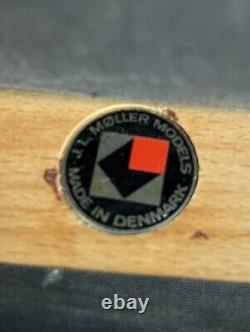 4 chaises en palissandre modèle 78 de Niels Moller, vintage rétro danois pour cuisine ou salle à manger.