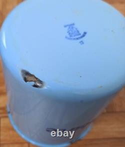 5 Rétro Vintage Anciennes Boîtes de Cuisine En Émail Français en Métal Décor Art