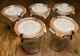 5x Pot Weck Grand Et Couvercle Rundrand Glas 100 15cm De Haut Par 11cm De Large Neuf