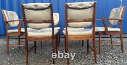 6 Chaises de Salle à Manger Teak McIntosh Rétro Vintage des Années 1970 Livraison Gratuite
