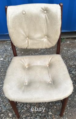 6 Chaises de Salle à Manger Teak McIntosh Rétro Vintage des Années 1970 Livraison Gratuite