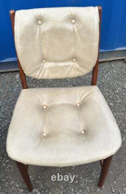 6 Chaises de Salle à Manger Teak McIntosh Rétro Vintage des Années 1970 Livraison Gratuite