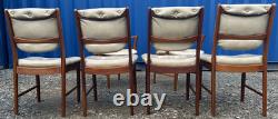 6 Chaises de Salle à Manger Teak McIntosh Rétro Vintage des Années 1970 Livraison Gratuite