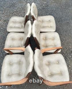 6 Chaises de Salle à Manger Teak McIntosh Rétro Vintage des Années 1970 Livraison Gratuite