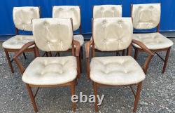 6 Chaises de Salle à Manger Teak McIntosh Rétro Vintage des Années 1970 Livraison Gratuite