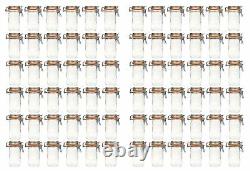 72x Drahtbügelglas 250ml Einmachglas Einweckgläser Vorratsgläser Bügelverschluss