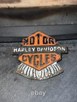 Ancien panneau en métal Harley Davidson Livraison gratuite au Royaume-Uni