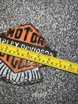 Ancien panneau en métal Harley Davidson Livraison gratuite au Royaume-Uni