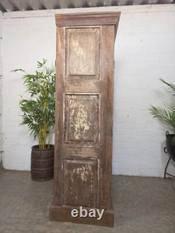 Armoire à boissons de cuisine en bois laqué indien vintage récupéré, autoportante