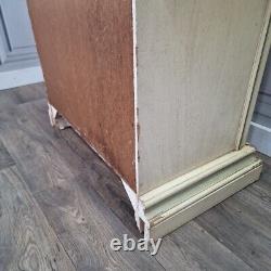 Armoire-buffet armoire armoire florale peinte rétro vintage en bois à moderniser