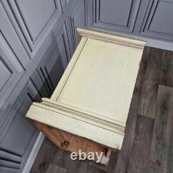 Armoire-buffet armoire armoire florale peinte rétro vintage en bois à moderniser