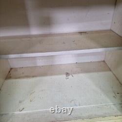 Armoire-buffet armoire armoire florale peinte rétro vintage en bois à moderniser