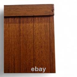 Armoire d'angle haute en teck danois vintage rétro du milieu du siècle