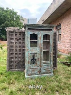 Armoire de cuisine en bois Almriah Décor d'intérieur Armoire en verre pour vaisselle Almira