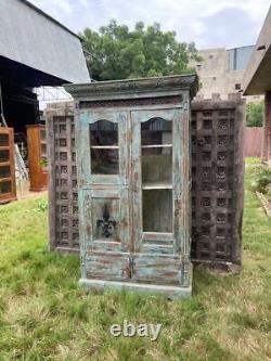 Armoire de cuisine en bois Almriah Décor d'intérieur Armoire en verre pour vaisselle Almira