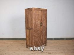 Armoire de cuisine et de salle de bain en teck vintage rustique