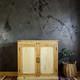 Armoire De Cuisine Et De Salle De Bain Rustique Vintage Blanchie