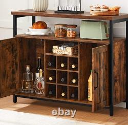 Armoire de cuisine industrielle de rangement vintage Buffet de garde-manger Buffet Unité de porte