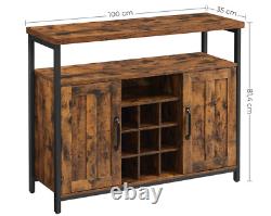 Armoire de cuisine industrielle de rangement vintage Buffet de garde-manger Buffet Unité de porte