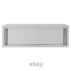 Armoire de cuisine murale avec portes coulissantes Unité de rangement murale suspendue