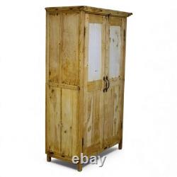 Armoire de cuisine rustique vintage blanchie