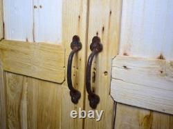 Armoire de cuisine rustique vintage blanchie